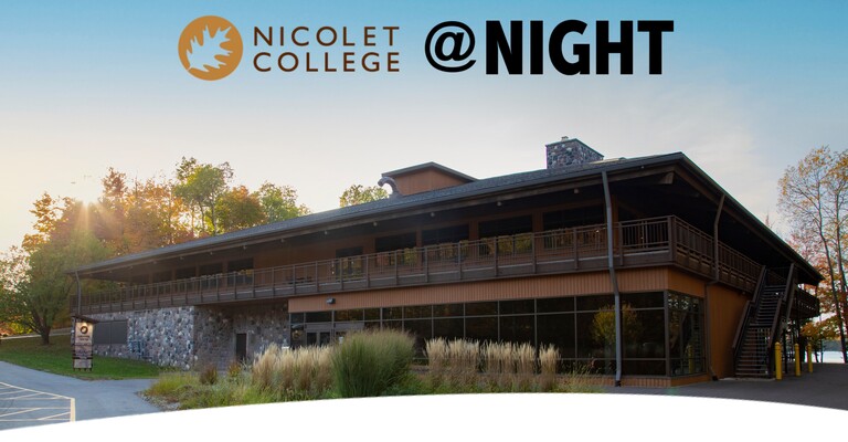 Nicolet College at Night