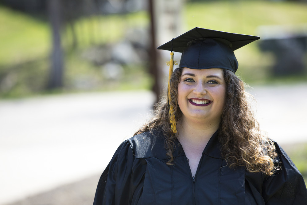 graduate outdoors