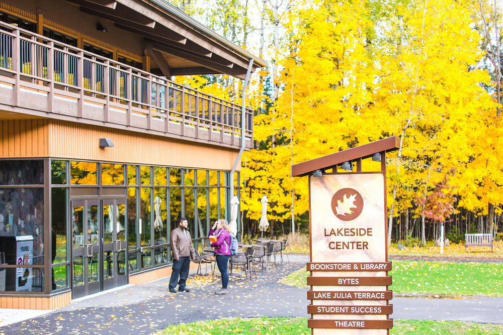 Lakeside Center in the fall