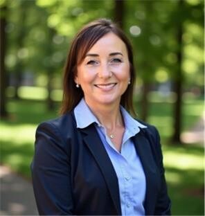 Photo of Vice President Dr. Bobbi Fields outside with green trees in the background