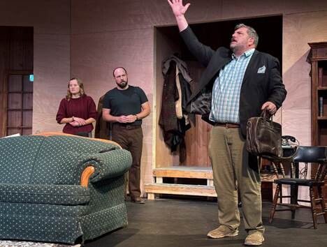 Nicolet Players Rehearsal of the MouseTrap